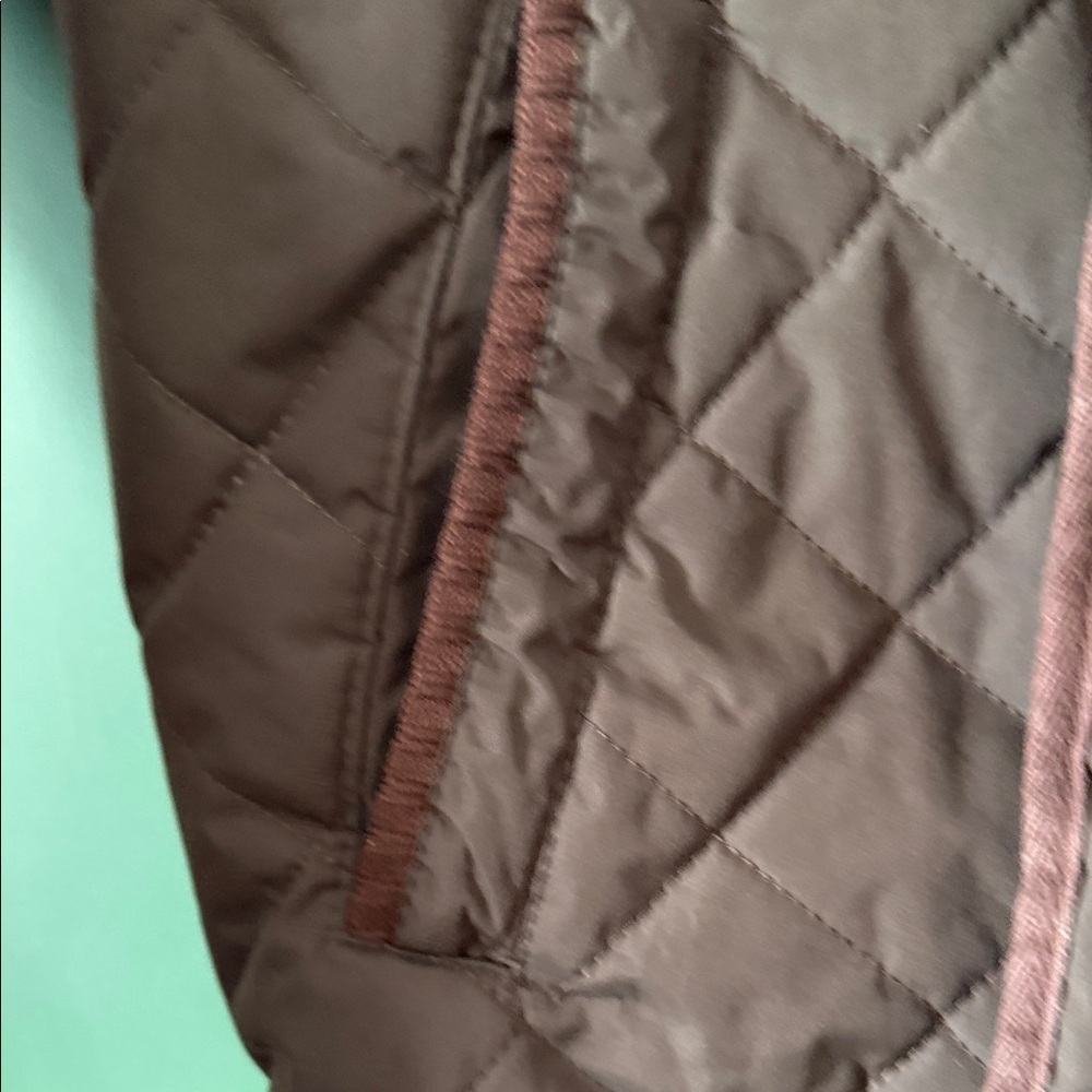 J. WHISTLER Full Zip Mock Neck Water Resistant Heavy Quilted Jacket 14/16 - Picture 6 of 11